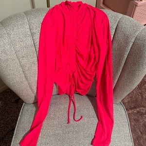 Bright Pink Athletic Top by Forever 21